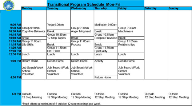 Custom Daily Rehab Schedules - Making Recovery Tailored to You