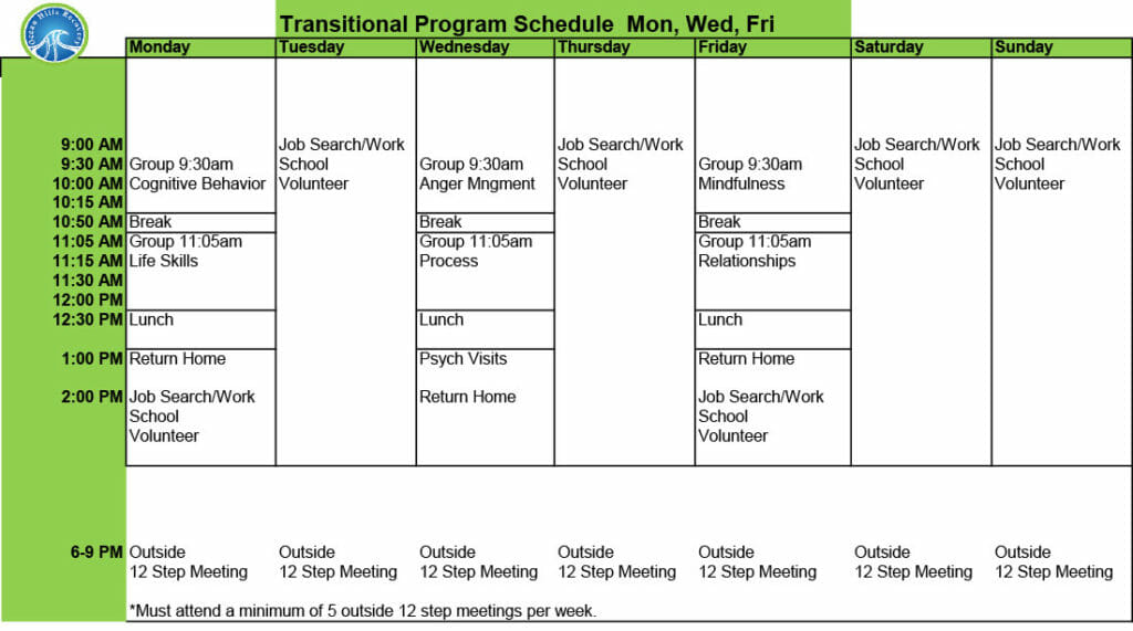 Custom Daily Rehab Schedules - Making Recovery Tailored to You