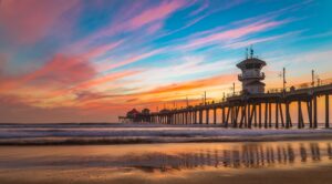 pier at Huntington Beach California